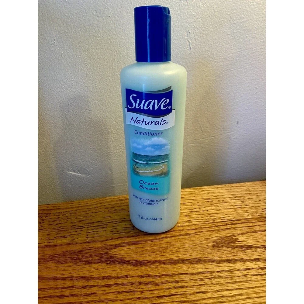(2) Suave NATURALS Ocean Breeze Ginger Lily Conditioner SET y2k VTG 15oz Aroma